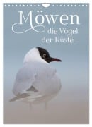 Cover-Bild zum Titel 'Möwen - die Vögel der Küste (Wandkalender 2026 DIN A4 hoch), CALVENDO Monatskalender' von 'Heidi Spiegler (Anneliese-Photography)'