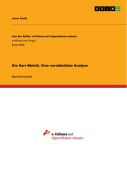 Cover-Bild zum Titel 'Die Kerr-Metrik. Eine verständiche Analyse' von 'Lucas Porth'