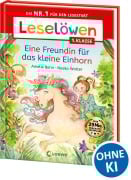 Cover-Bild zum Titel 'Leselöwen 1. Klasse - Eine Freundin für das kleine Einhorn' von 'Amelie Benn'