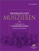 Cover-Bild zum Titel 'Weihnachtliches Musizieren für 1-2 Sopranblockflöten und Klavier' von 'Anne Terzibaschitsch'