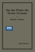 Cover-Bild zum Titel 'Aus der Praxis des Taylor-Systems' von 'Rudolf Seubert'