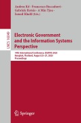 Cover-Bild zum Titel 'Electronic Government and the Information Systems Perspective' von ''