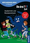 Cover-Bild zum Titel 'Die drei ??? Kids, Bücherhelden 2. Klasse, Doppelband 1, Zaubertrick und Monsterschreck' von 'Boris Pfeiffer, Ulf Blanck'