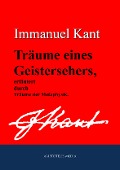 Cover-Bild zum Titel 'Träume eines Geistersehers, erläutert durch Träume der Metaphysik' von 'Immanuel Kant'