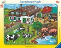 Tierfamilien. Puzzle mit 33 Teilen - 