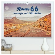 Cover-Bild zum Titel 'Nostalgie auf 2451 Meilen - Route 66 (hochwertiger Premium Wandkalender 2026 DIN A2 quer), Kunstdruck in Hochglanz' von 'Peter Roder'