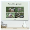 Schafe im Spessart (hochwertiger Premium Wandkalender 2025 DIN A2 quer), Kunstdruck in Hochglanz - Jessica Meisenzahl
