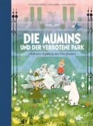 Cover-Bild zum Titel 'Die Mumins und der verbotene Park' von 'Cecilia Davidsson, Alex Haridi'