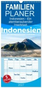 Cover-Bild zum Titel 'Familienplaner 2027 - Indonesien - Ein atemberaubender Inselstaat. mit 5 Spalten (Wandkalender, 21 x 45 cm) CALVENDO' von 'M. Scott'