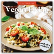 Vegan Living - Vegan Leben 2026 - 16-Monatskalender - Robin Red