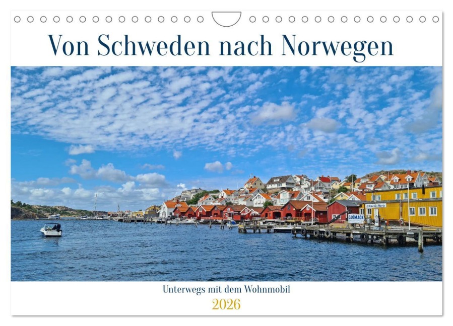 Von Schweden nach Norwegen mit dem Wohnmobil unterwegs (Wandkalender 2026 DIN A4 quer), CALVENDO Monatskalender - Baete Bussenius