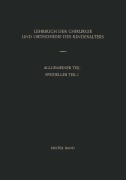 Cover-Bild zum Titel 'Lehrbuch der Chirurgie und Orthopädie des Kindesalters' von ''