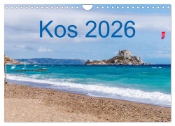 Cover-Bild zum Titel 'Kos 2026 (Wandkalender 2026 DIN A4 quer), CALVENDO Monatskalender' von 'Stefan O. Schüller und Elke Schüller'