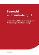 Cover-Bild zum Titel 'Baurecht in Brandenburg II' von ''