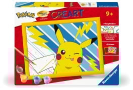 CreArt, Malen nach Zahlen Kinder Pokémon - Freches Pikachu - 