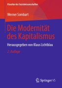 Cover-Bild zum Titel 'Die Modernität des Kapitalismus' von 'Werner Sombart'
