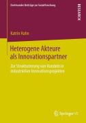 Cover-Bild zum Titel 'Heterogene Akteure als Innovationspartner' von 'Katrin Hahn'