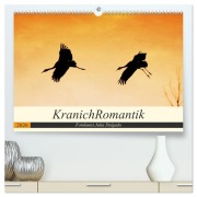 KranichRomantik (hochwertiger Premium Wandkalender 2026 DIN A2 quer), Kunstdruck in Hochglanz - Julia Delgado