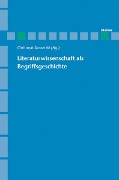 Cover-Bild zum Titel 'Literaturwissenschaft als Begriffsgeschichte' von ''