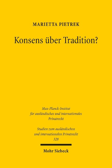 Konsens über Tradition? - Marietta Pietrek