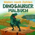 Cover-Bild zum Titel 'Malen nach Zahlen Dinosaurier Malbuch' von 'Paul Sieger'