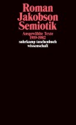 Cover-Bild zum Titel 'Semiotik' von 'Roman Jakobson'