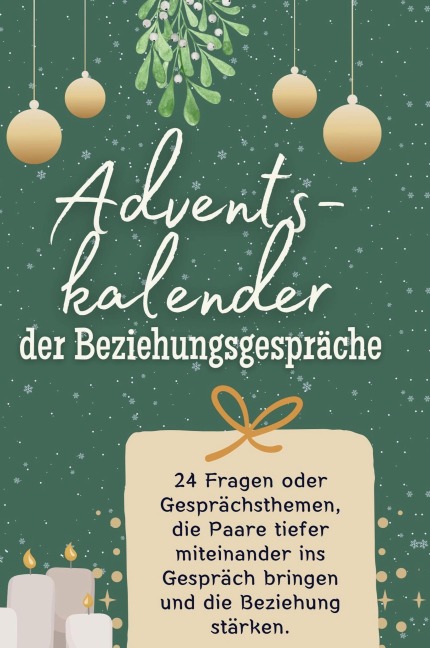 Adventskalender der Beziehungsgespräche - Isabella Scholz