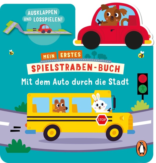 Mein erstes Spielstraßen-Buch - Mit dem Auto durch die Stadt - 