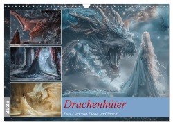 Cover-Bild zum Titel 'Drachenhüter (Wandkalender 2026 DIN A3 quer), CALVENDO Monatskalender' von 'Steffen Gierok-Latniak'