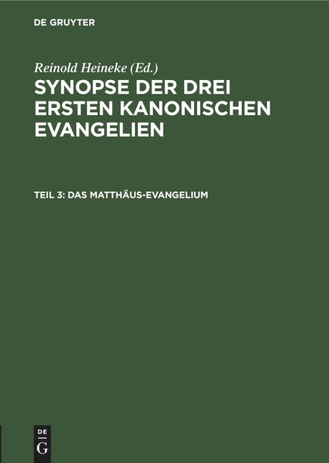Das Matthäus-Evangelium - 
