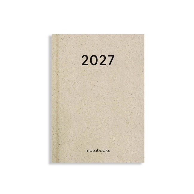 matabooks - A6 Kalender Samaya 2027 Farbe: Nature S (DE/EN) - 