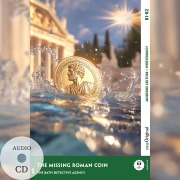 Cover-Bild zum Titel 'The Missing Roman Coin - Englische Krimi-Lektüre B1-B2 (+ Audio-CD)' von 'Carolyn Marsh'