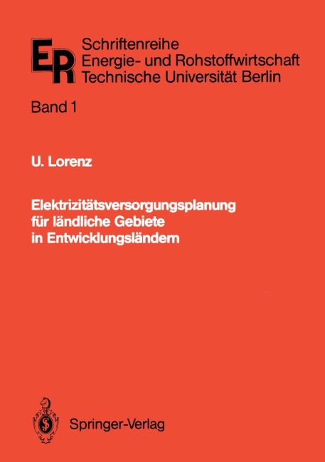 Elektrizitätsversorgungsplanung für ländliche Gebiete in Entwicklungsländern - Ulrich Lorenz