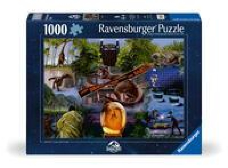 Erwachsenenpuzzle 1000 Teile - Jurassic Park - 