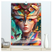 Cover-Bild zum Titel 'Mystische Frauen - Göttinnen der Metamorphose (hochwertiger Premium Wandkalender 2026 DIN A2 hoch), Kunstdruck in Hochglanz' von 'Fotodesign Verena Scholze'