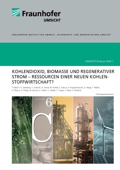 Kohlendioxid, Biomasse und regenerativer Strom - Ressourcen einer neuen Kohlenstoffwirtschaft - Thomas Marzi, Sebastian Stießel, Christian Doetsch, Manfred Renner, Stefan Kaluza