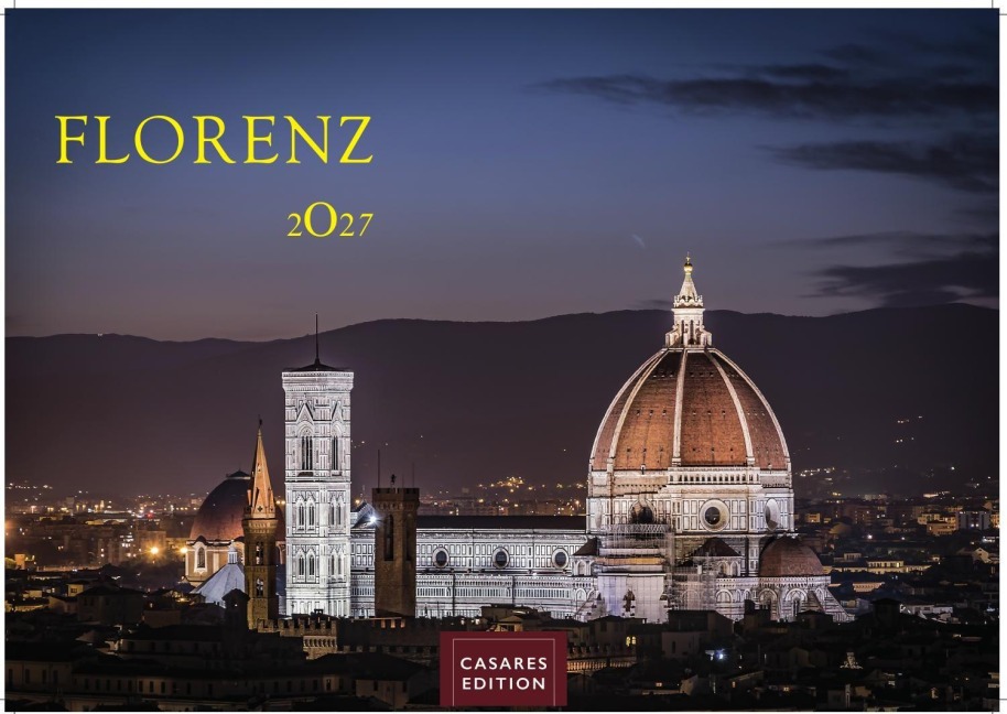 Florenz Kalender 2027 - Wandkalender | Fotokalender Italien 35x50cm Toskana Flair für Ihr Zuhause | Hochwertiger . mit 12 atemberaubenden Motiven - 
