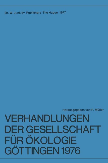 Verhandlungen der Gesellschaft für Ökologie, Göttingen 1976 - 