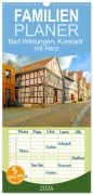 Cover-Bild zum Titel 'Familienplaner 2026 - Bad Wildungen, Kurstadt mit Herz mit 5 Spalten (Wandkalender, 21 x 45 cm) CALVENDO' von 'Markus W. Lambrecht'