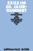 Cover-Bild zum Titel 'Exile im 20. Jahrhundert' von ''