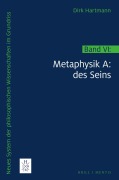 Cover-Bild zum Titel 'Metaphysik A: des Seins' von 'Dirk Hartmann'