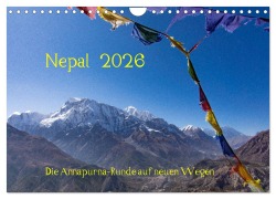 Cover-Bild zum Titel 'NEPAL - rund um die Annapurna (Wandkalender 2026 DIN A4 quer), CALVENDO Monatskalender' von 'Jens König'