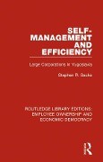 Cover-Bild zum Titel 'Self-Management and Efficiency' von 'Stephen R. Sacks'