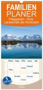 Cover-Bild zum Titel 'Familienplaner 2026 - Patagonien - Eine Landschaft der Kontraste mit 5 Spalten (Wandkalender, 21 x 45 cm) CALVENDO' von 'Dietmar Janietz'