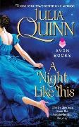 Cover-Bild zum Titel 'A Night Like This' von 'Julia Quinn'