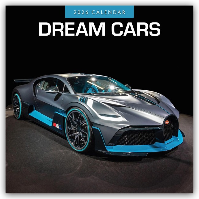 Dream Cars - Traumautos 2026 - 16-Monatskalender - Robin Red