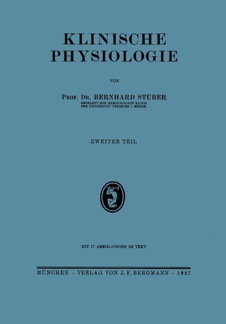 Klinische Physiologie - Berhard Stuber