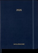 Cover-Bild zum Titel 'Moleskine 15 Monate Essential Wochenkalender 2025/2026, 1 Wo = 2 Seiten, vertikal, XXL, fester Einband, Saphirblau' von ''