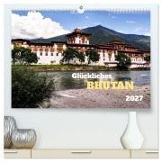 Cover-Bild zum Titel 'Glückliches Bhutan (hochwertiger Premium Wandkalender 2027 DIN A2 quer), Kunstdruck in Hochglanz' von 'Manfred Bergermann'