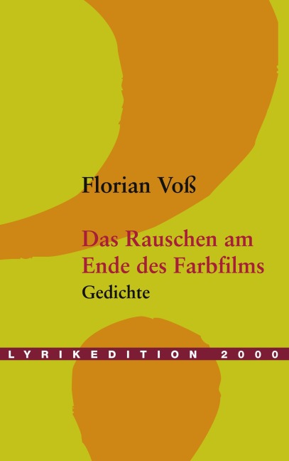 Das Rauschen am Ende des Farbfilms - Florian Voß
